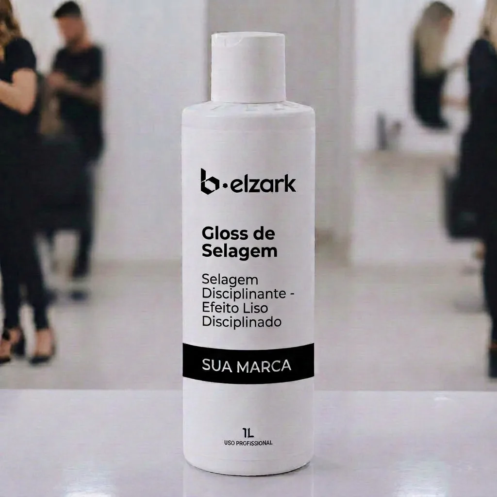 Gloss de Selagem Disciplinante, efeito liso disciplinado, uso profissional