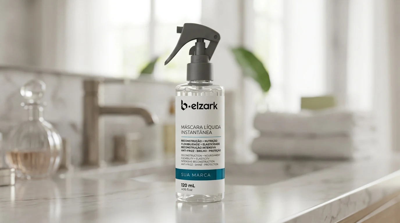 Máscara líquida instantânea Belzark em frasco spray