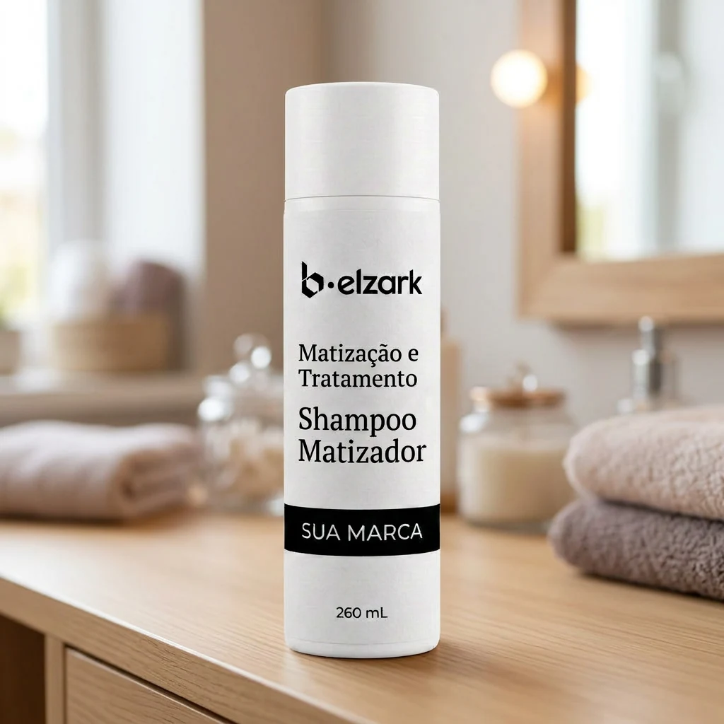 Shampoo matizador com pigmento violeta