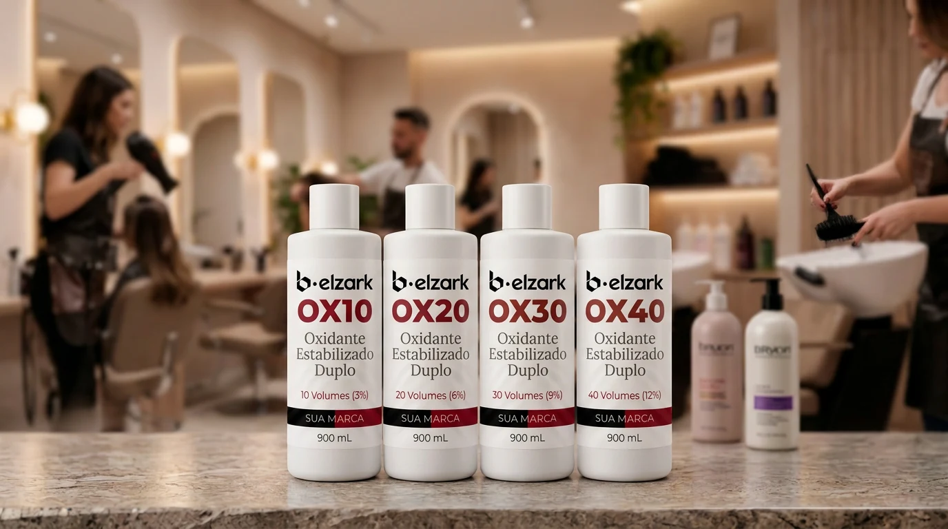 Linha de oxidantes estabilizados Belzark em quatro volumagens