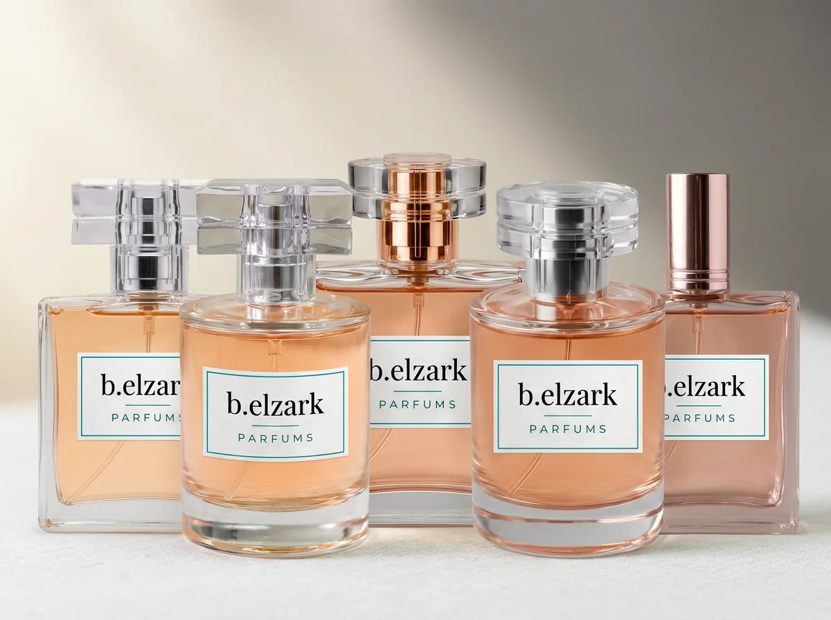 Perfumes prontos para receber a marca do cliente