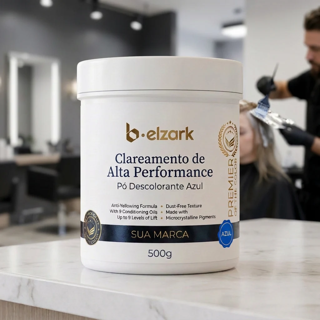 Pó descolorante azul, para uso profissional