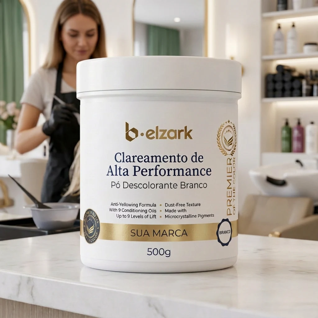 Pó descolorante branco, para uso profissional